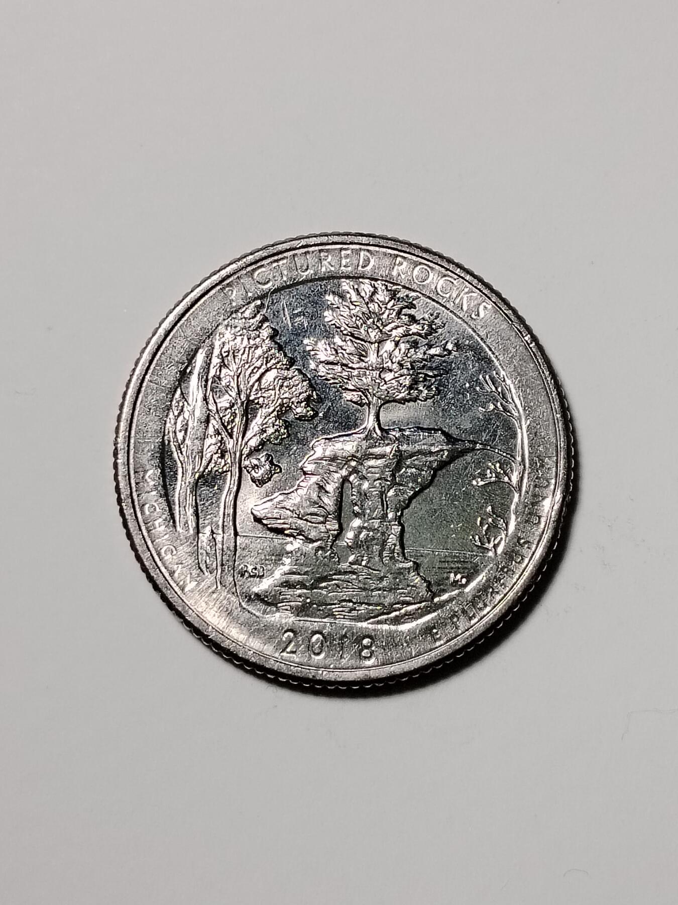 美国公园纪念币，4元1枚，数量不多，先买先挑