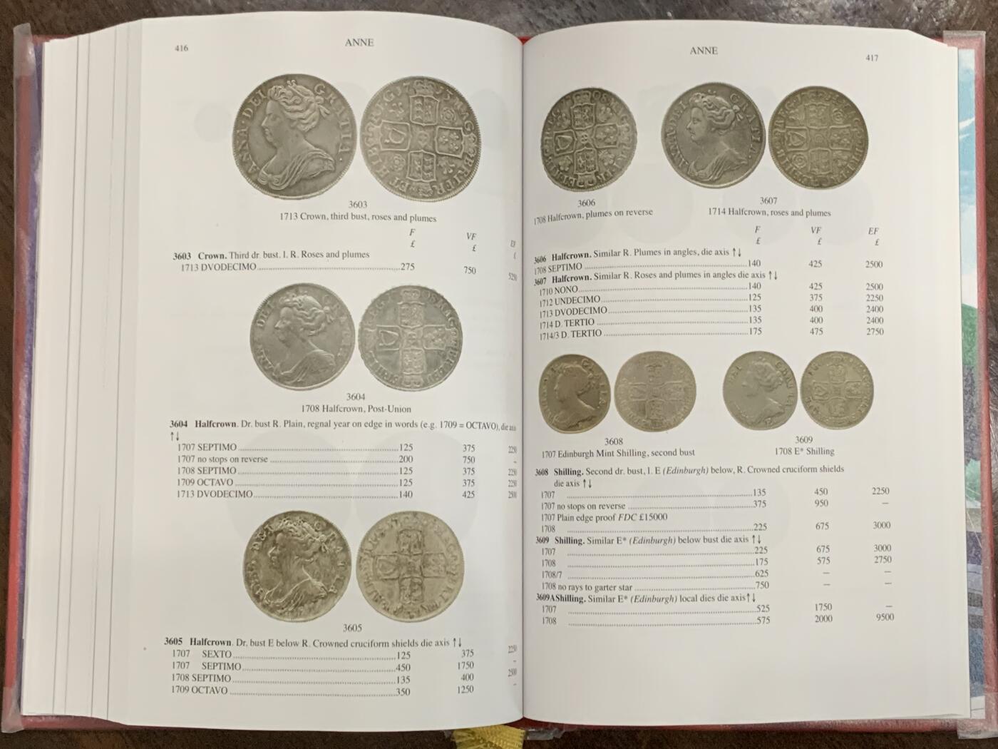 《竞宝斋》第359场 周日，周一  2场连拍 （全场包邮） 英国钱币标准目录2024，收录公元前150年至1971年的英国钱币，605页重一公斤，PCGS和NGC参考目录