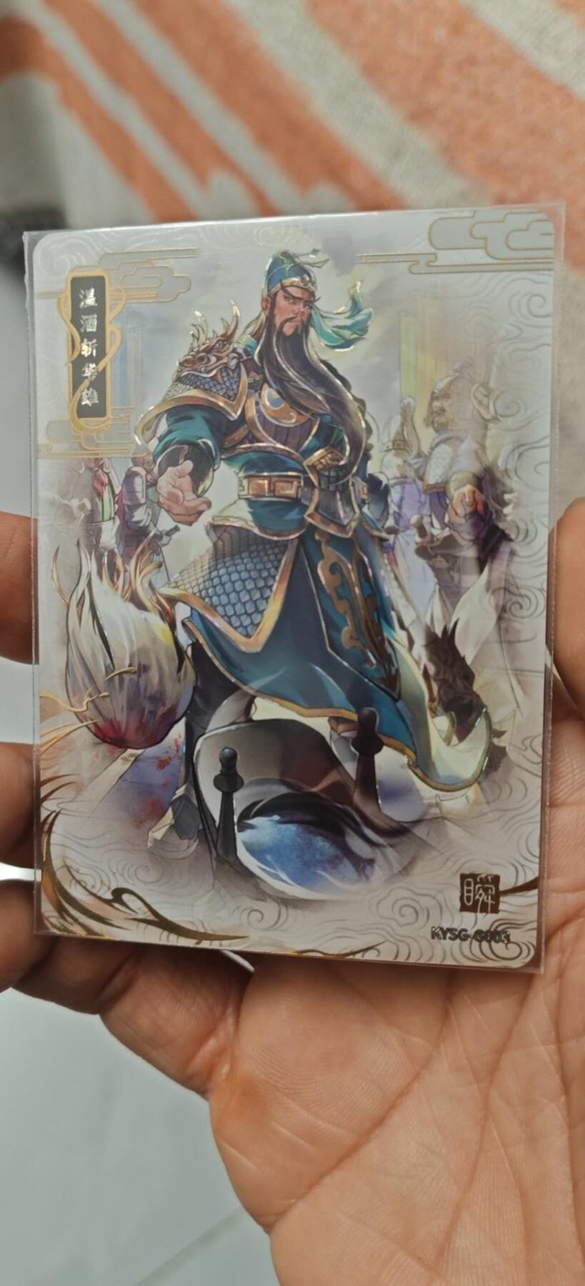 秋原瞳的小店第10期（春雨，万物，风声，微笑……） 卡游三国千古一瞬温酒斩华雄