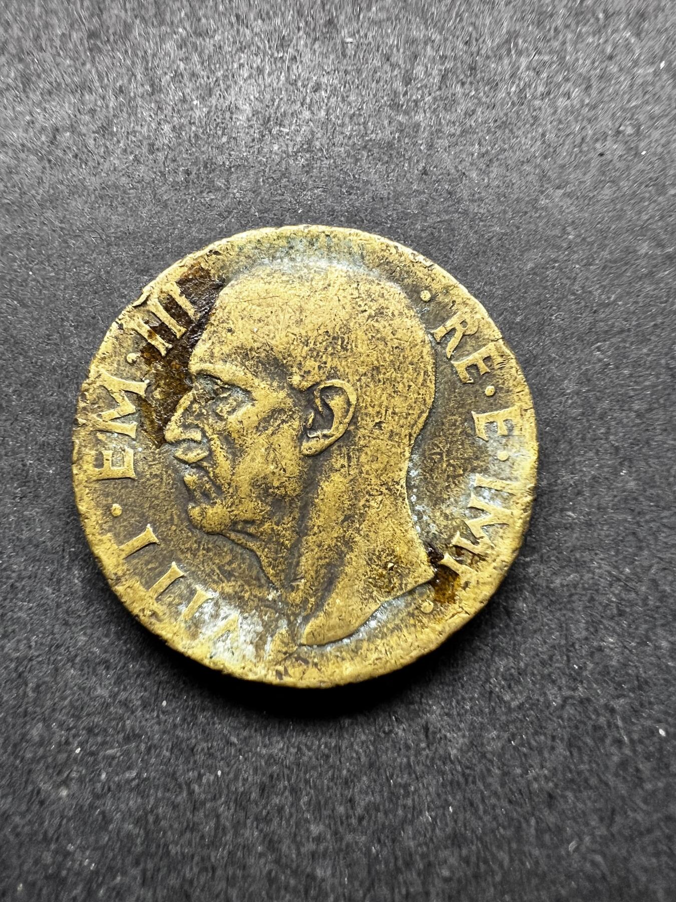 聚福钱庄★世界钱币第三期 无佣金 可寄存 满百包邮  意大利1940年10分铜币