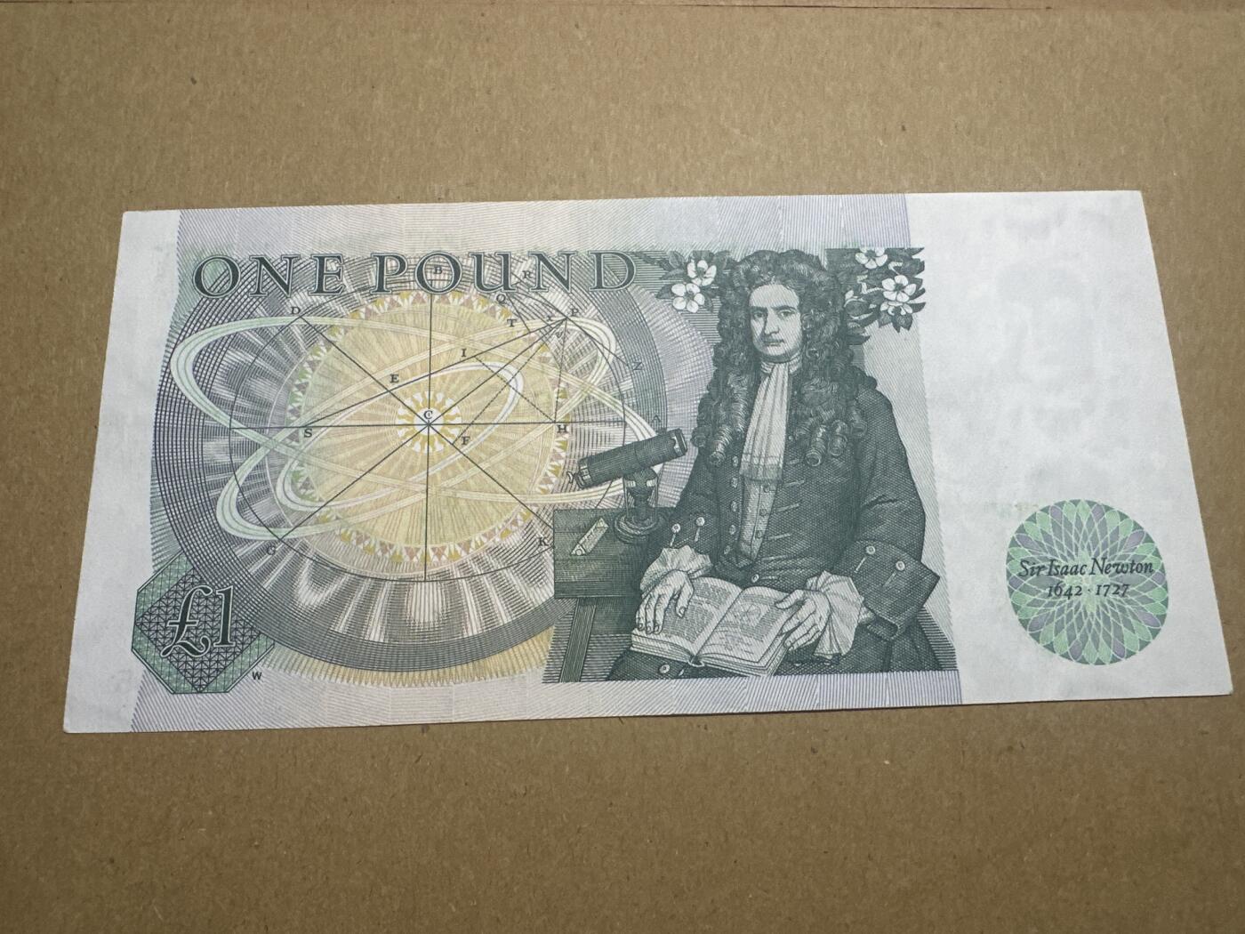 外国纸币专场 英国1镑Au