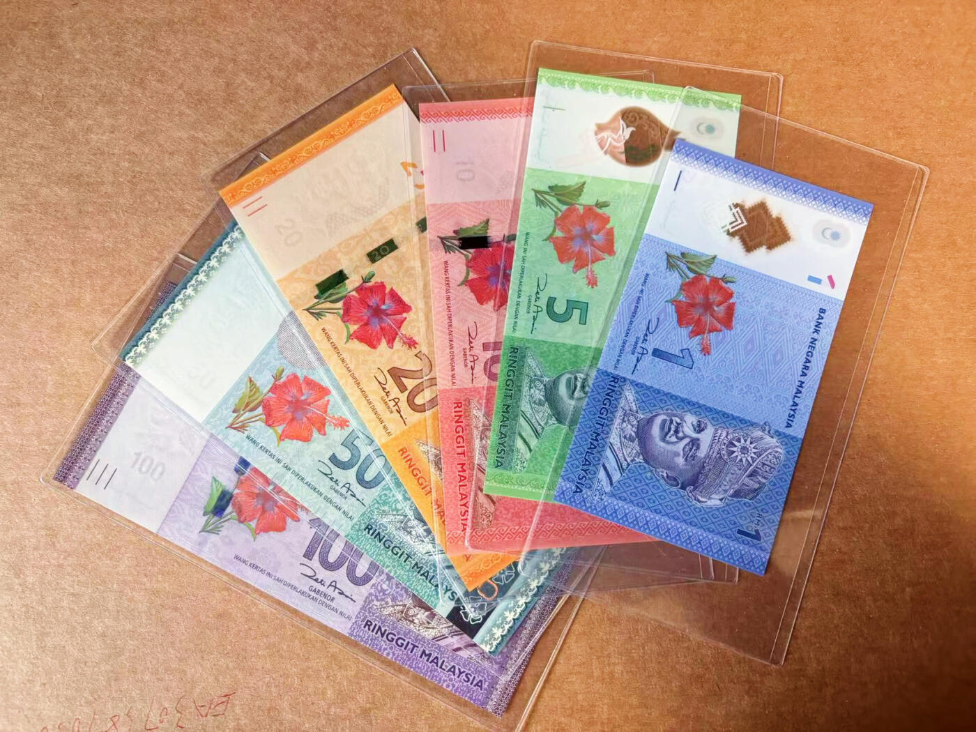 【Blue Auction】✨世界纸币精拍第627期【精】 【一组6张AA冠无47全同号】马来西亚 1-100林吉特 全新UNC