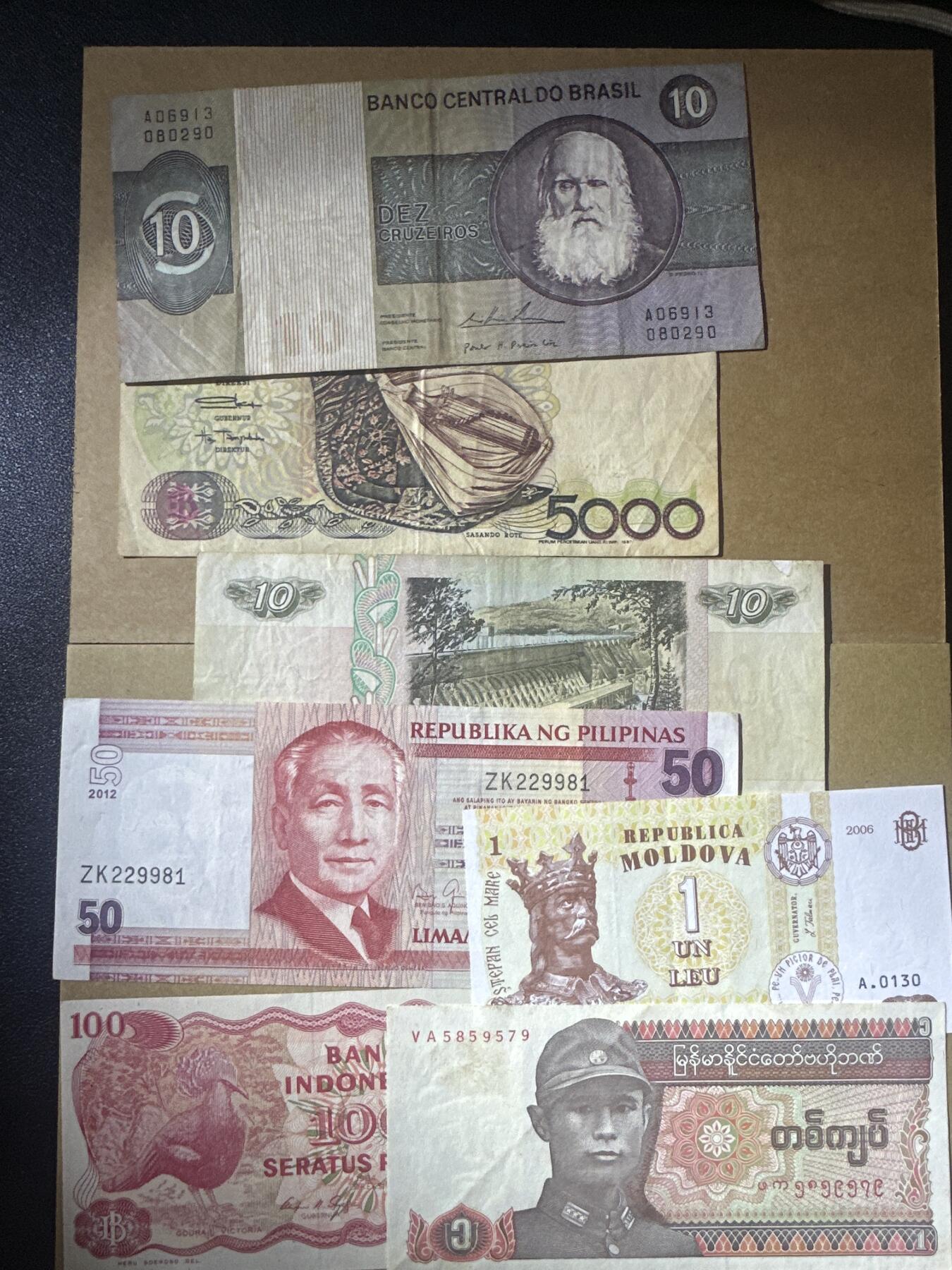 外国纸币专场 流通品多国