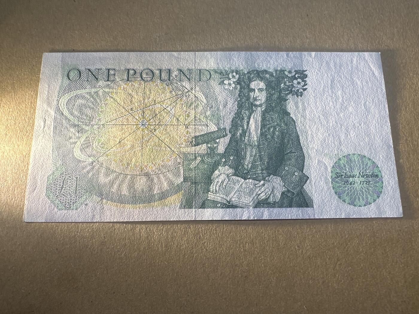 外国纸币专场 英国1镑Au