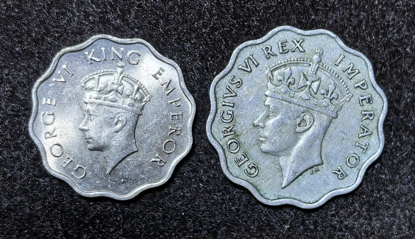 北京马甸外国币专卖第135期，外国币专场，陆续上拍，欢迎关注 好品英属印度1安娜，英属塞浦路斯1皮阿斯特