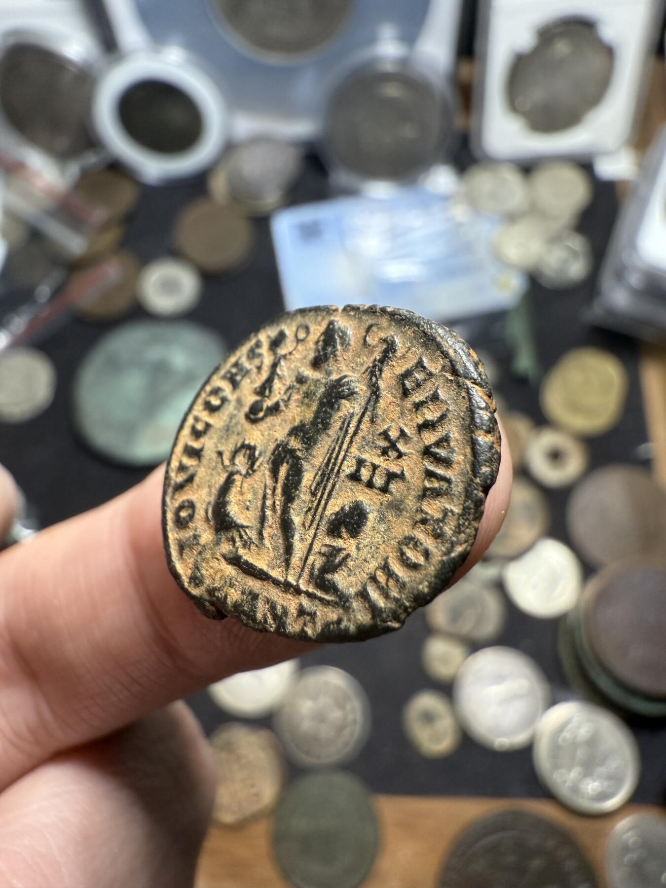 南宋泉阁俄币 外币 国币 专场第六期 古罗马 公元308-324年 利希尼乌斯(李锡尼)铜币 好品 打致精细 少见品种 好品