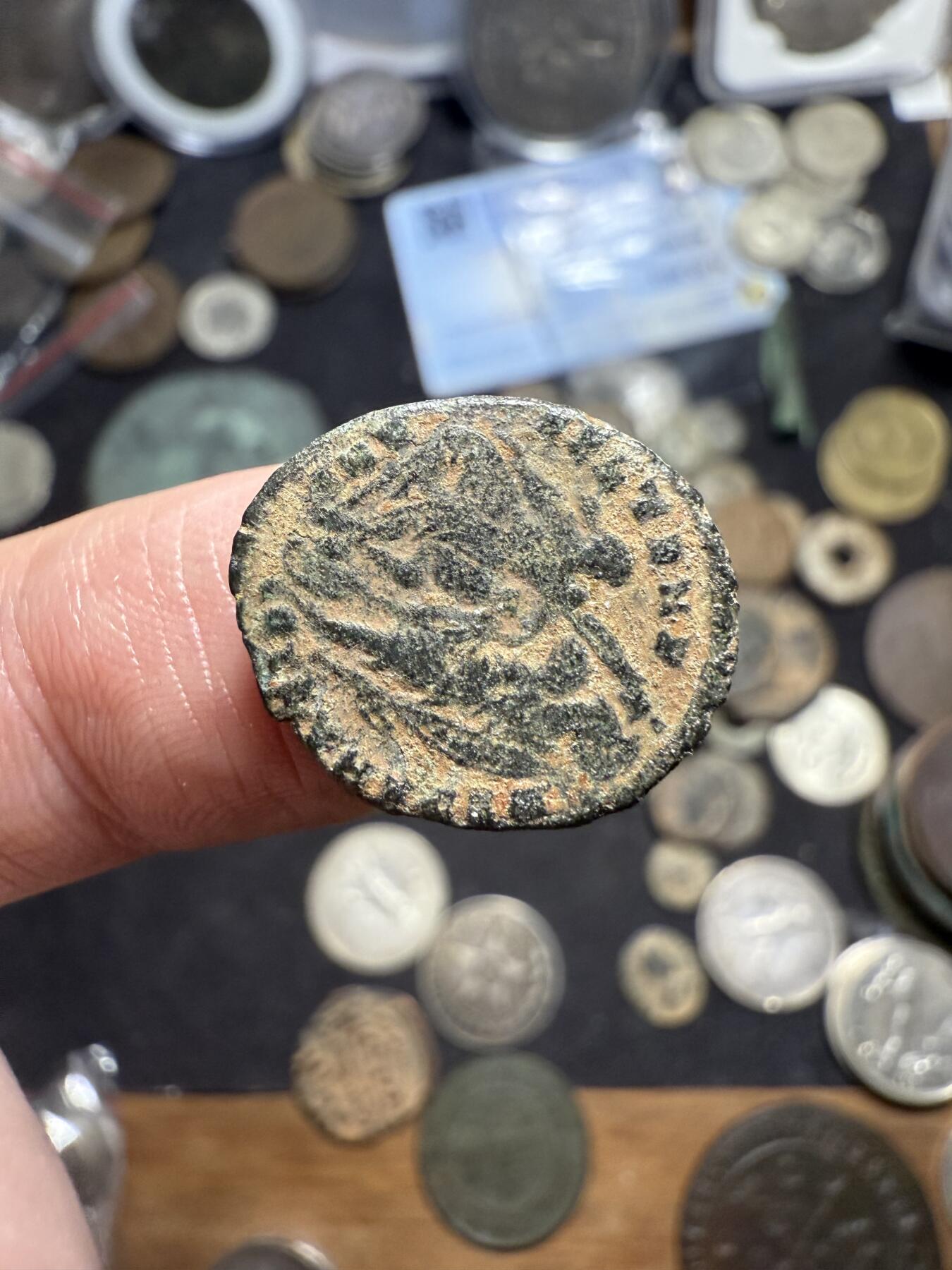 南宋泉阁俄币 外币 国币 专场第六期 古罗马 公元337-340年 君士坦丁二世小铜币 通货好品