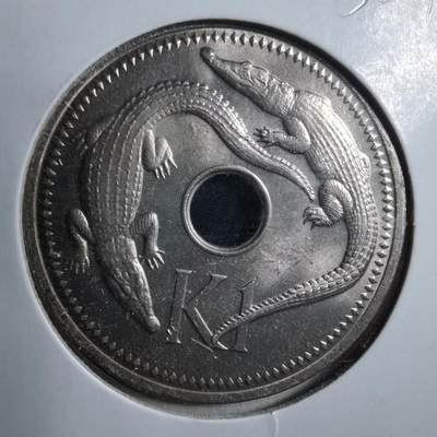 沼泽如烟--第650场 - 巴布亚新几内亚1975年1基纳