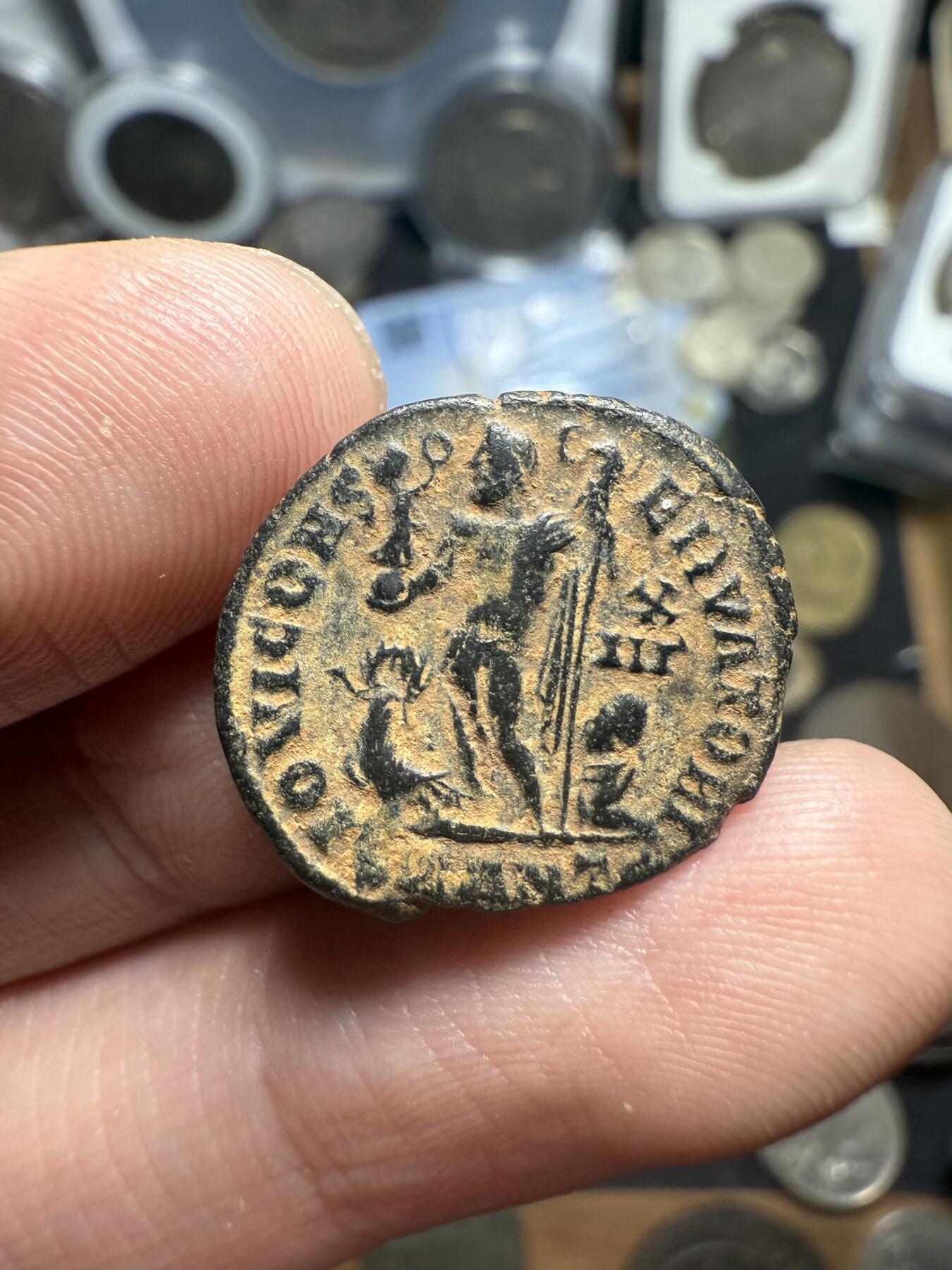 南宋泉阁俄币 外币 国币 专场第六期 古罗马 公元308-324年 利希尼乌斯(李锡尼)铜币 好品 打致精细 少见品种 好品