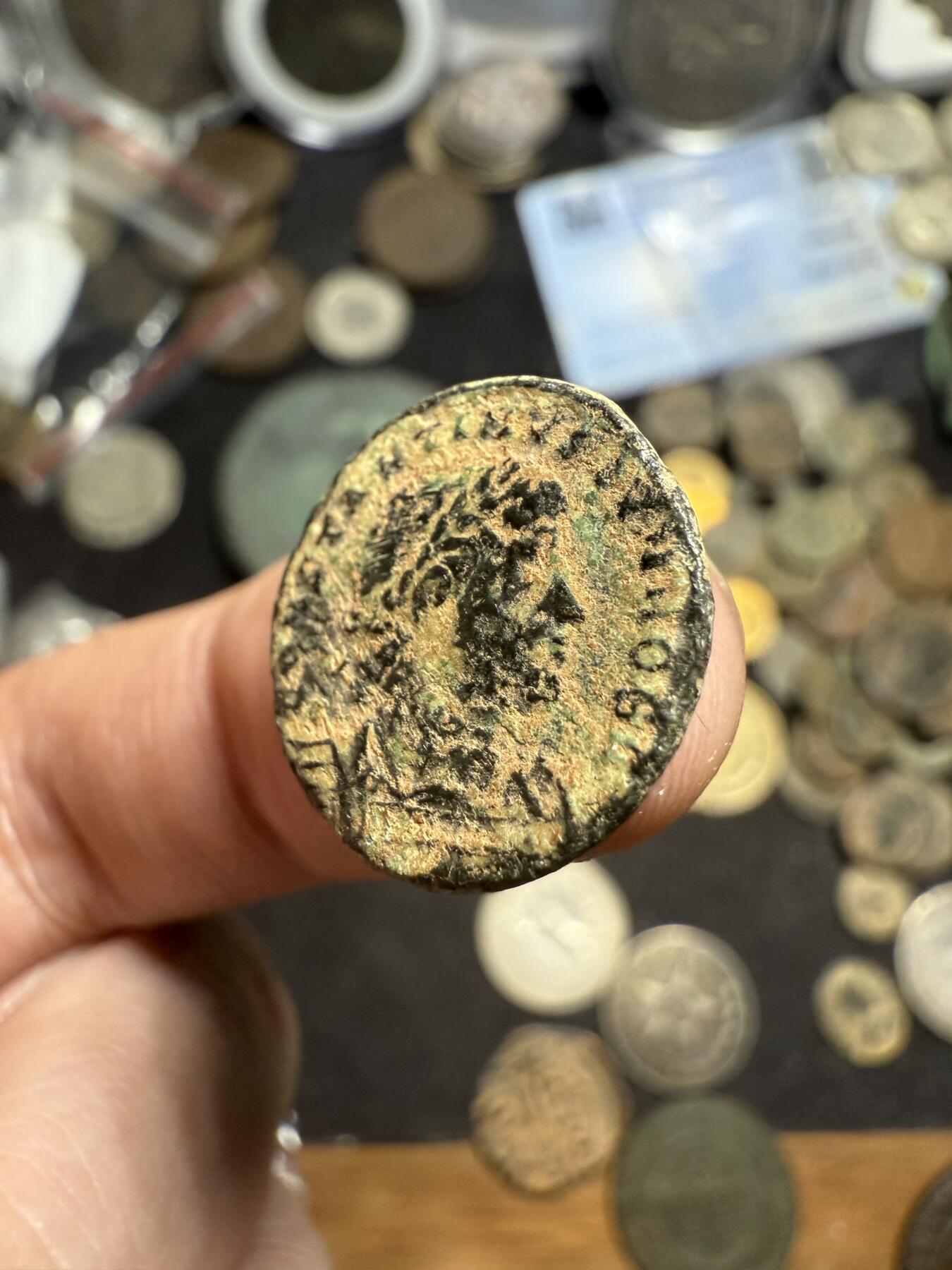 南宋泉阁俄币 外币 国币 专场第六期 古罗马 公元337-340年 君士坦丁二世小铜币 士兵守护军旗 背逆 通货好品