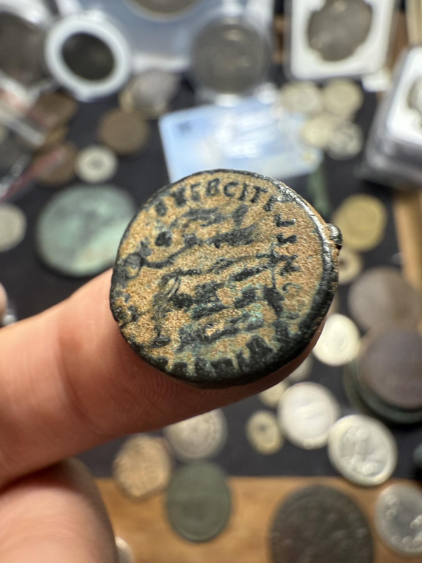 南宋泉阁俄币 外币 国币 专场第六期 古罗马 公元383-408年 东罗马皇帝 阿卡狄乌斯小铜币 打制清晰 品相好