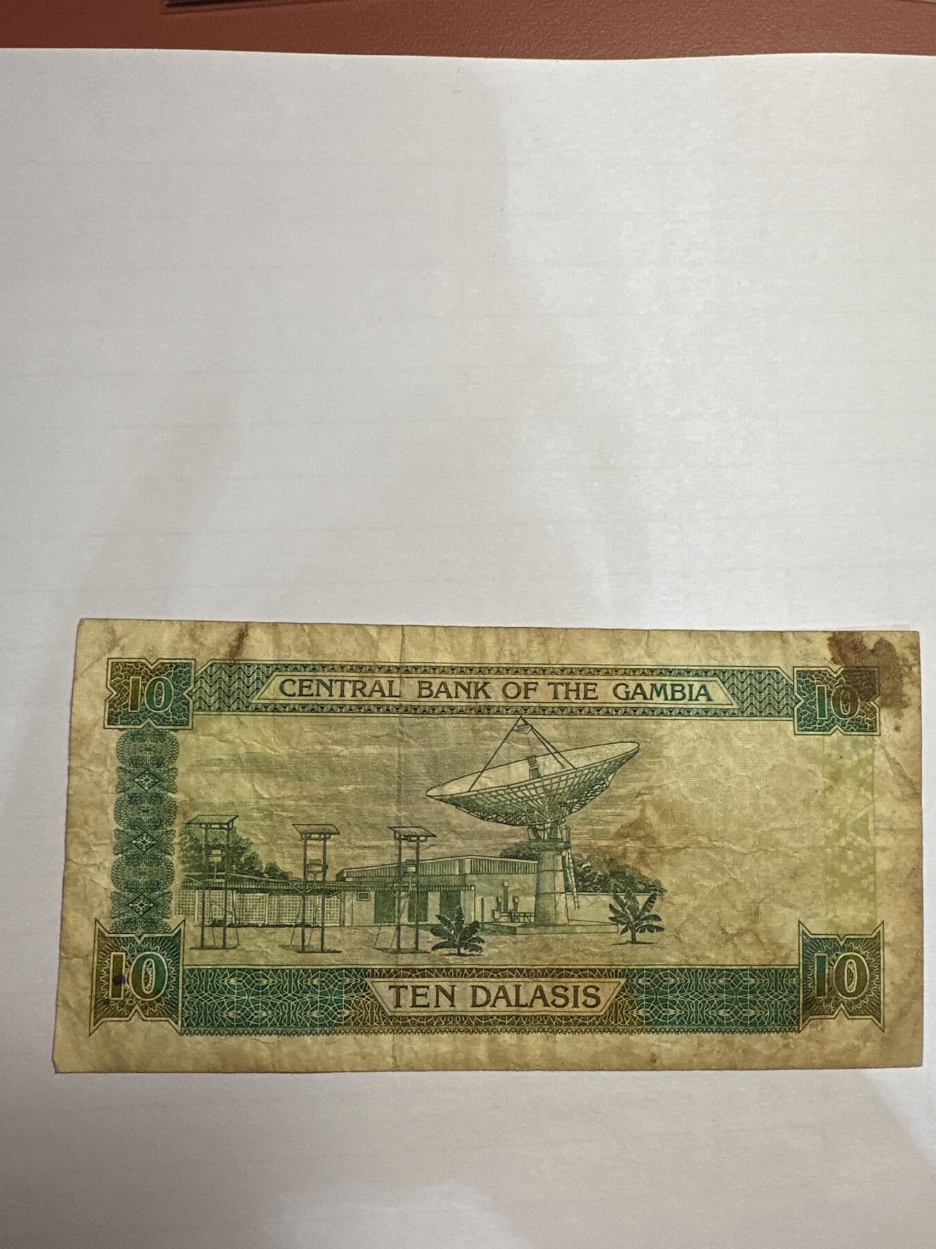 第二弹 纸币专场 冈比亚10达拉西