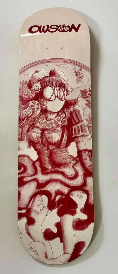 零元拍：WAIWAI 设计定制艺术滑板，每款都是孤品。材质进口加拿大枫，环保胶水，热转印制作专业级滑板，尺寸约 20×80CM，因展出可能会有轻微磕碰，介意勿拍 - 零元拍：WAIWAI 设计定制艺术滑板，每款都是孤品。材质进口加拿大枫，环保胶水，热转印制作专业级滑板，尺寸约 20×80CM，因展出可能会有轻微磕碰，介意勿拍