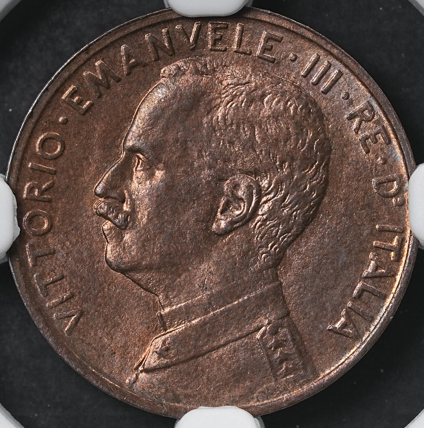 修遠堂世界钱币第六十期 NGC MS65RB 1916年意大利1分铜币