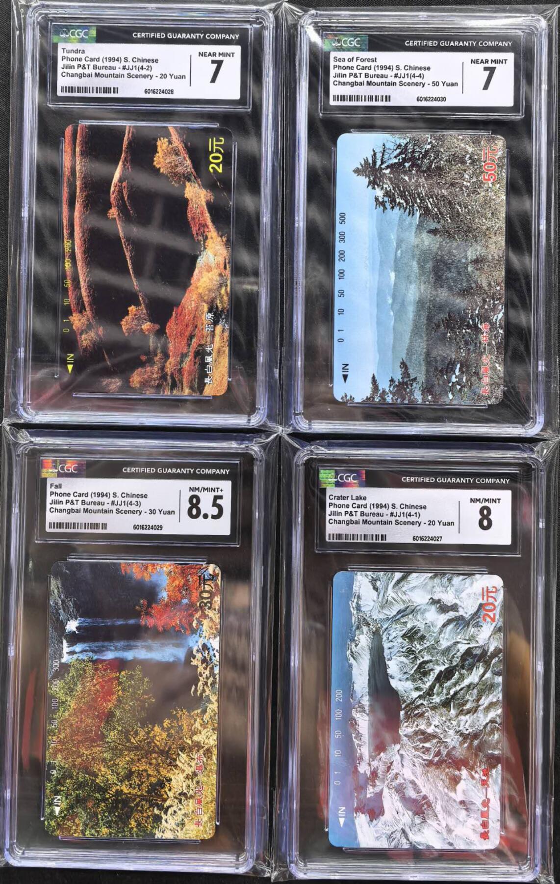 中国集卡电话磁卡专场拍卖（二十五） 吉林风光CGC7-8.5