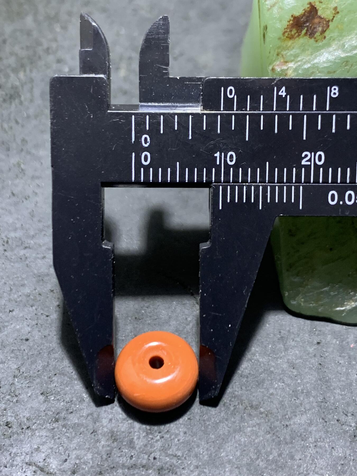 精美南红玛瑙柿子红迷你小平安扣一个，，，