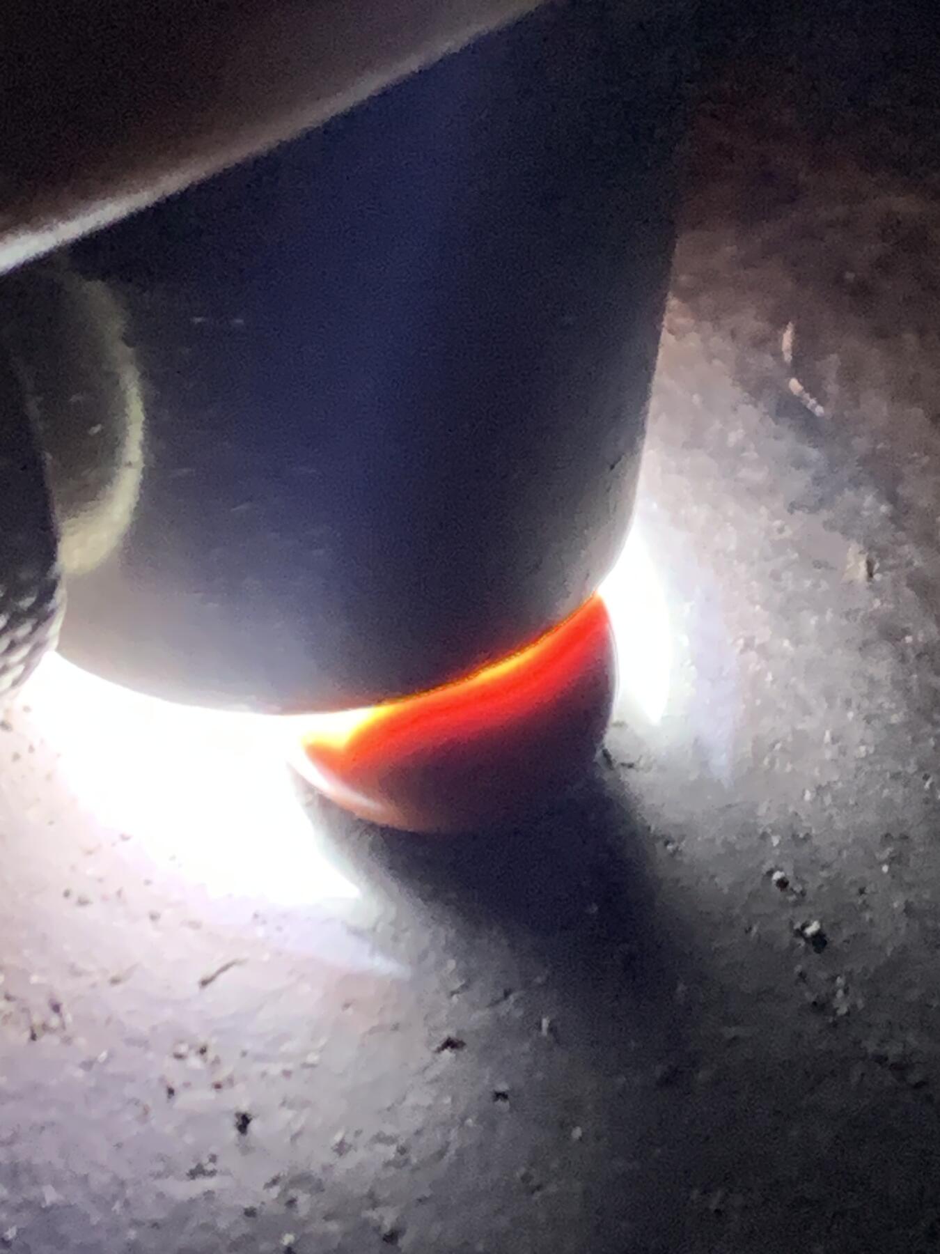 精美南红玛瑙柿子红迷你小平安扣一个，，，