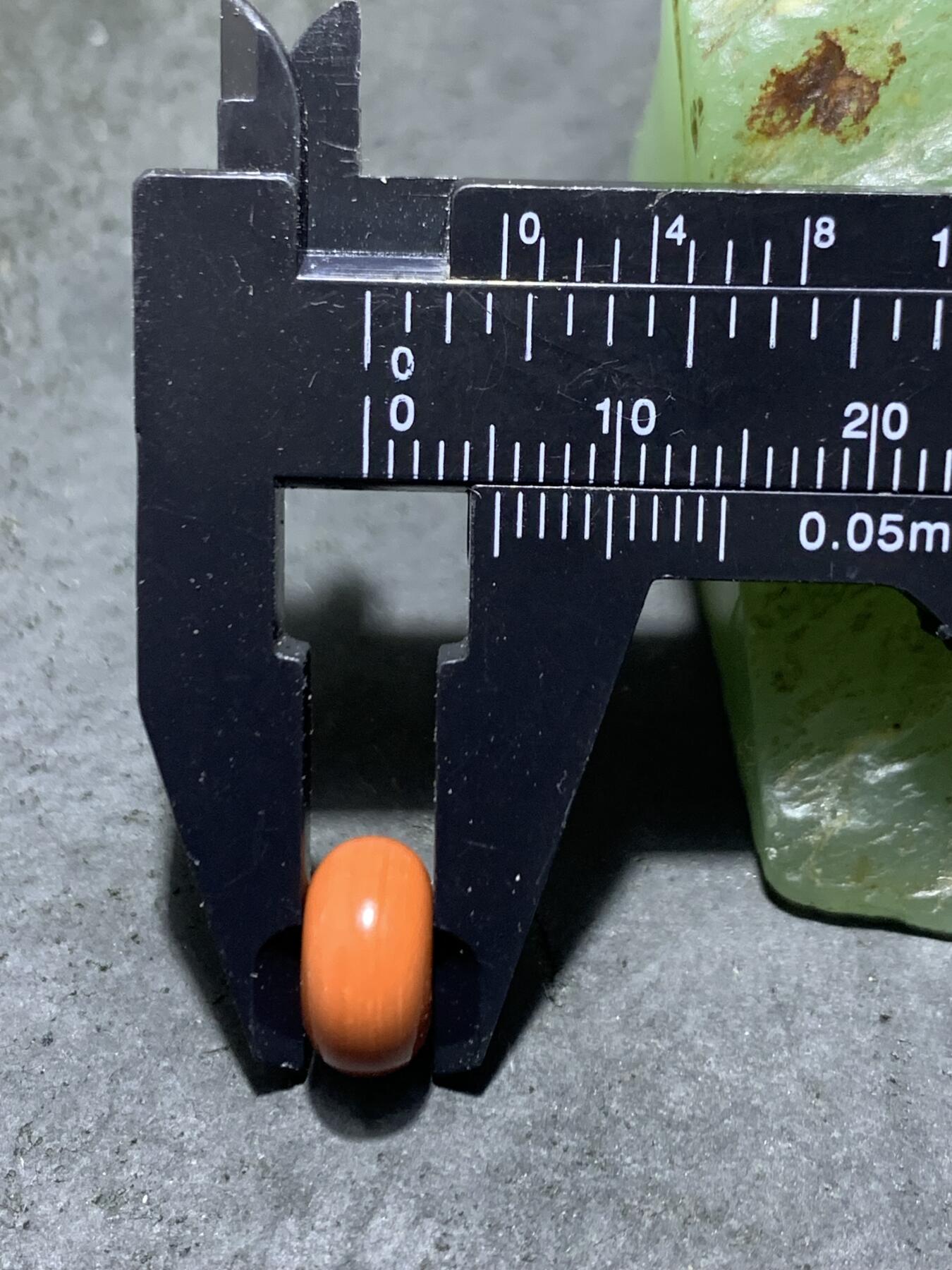 精美南红玛瑙柿子红迷你小平安扣一个，，，