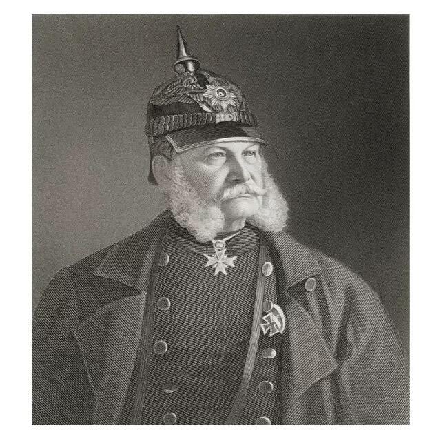 德国普鲁士1897年 威廉一世诞辰百年大铜章 40MM