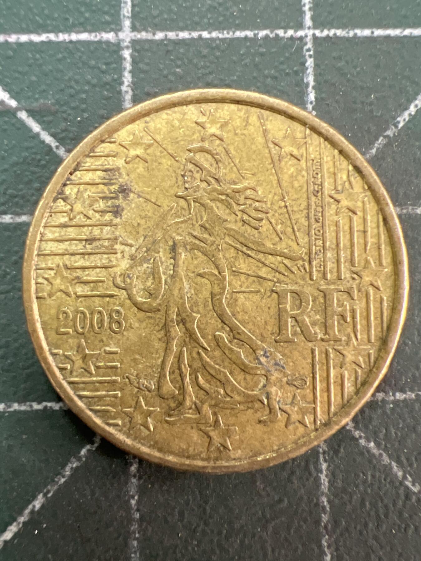 第844期  硬币专场 （无押金，捡漏，全场50包邮，偏远地区除外，接收代拍业务，本店十天发一次货） 法国10欧分