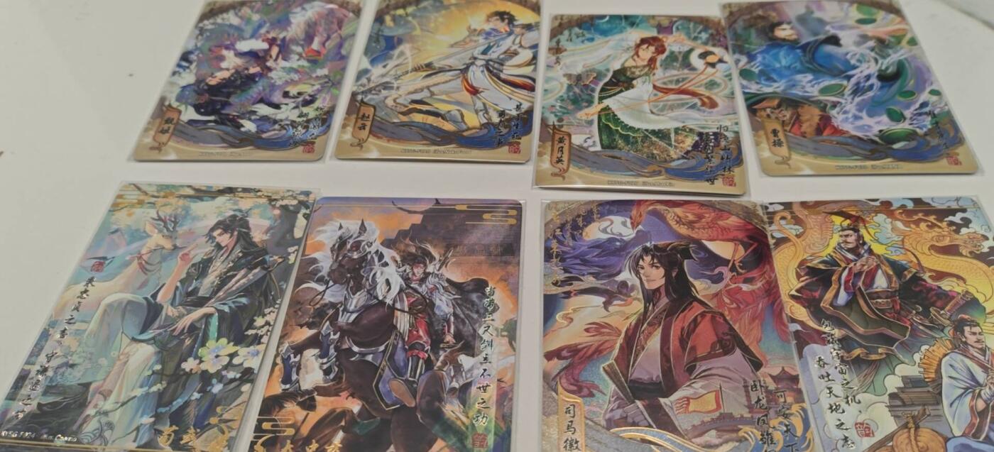 秋原瞳的小店第10期（春雨，万物，风声，微笑……） 卡游三国韵卡一组