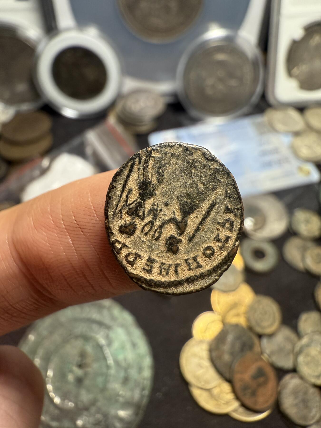 南宋泉阁俄币 外币 国币 专场第六期 古罗马 公元337-340年 君士坦丁二世小铜币 通货好品