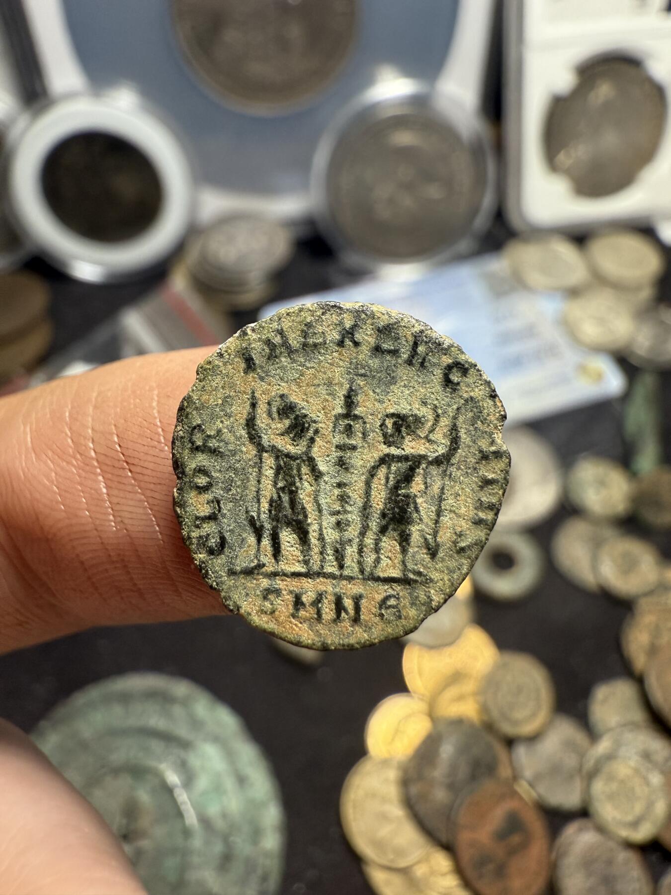 南宋泉阁俄币 外币 国币 专场第六期 古罗马 公元337-340年 君士坦丁二世小铜币 通货好品