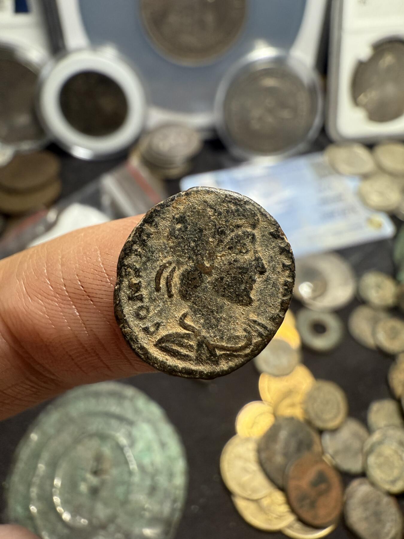 南宋泉阁俄币 外币 国币 专场第六期 古罗马 公元337-340年 君士坦丁二世小铜币 通货好品