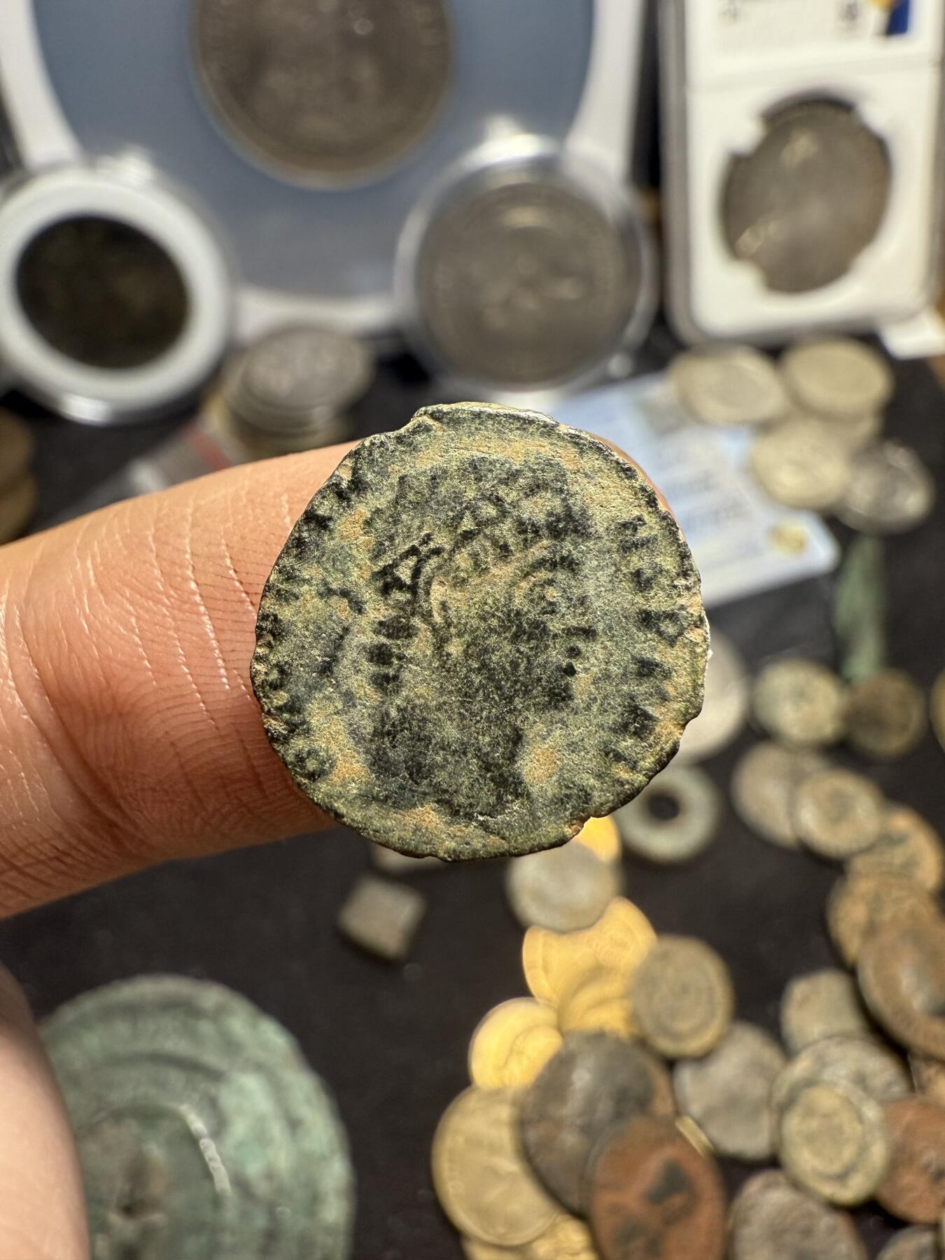 南宋泉阁俄币 外币 国币 专场第六期 古罗马 公元337-340年 君士坦丁二世小铜币 通货好品