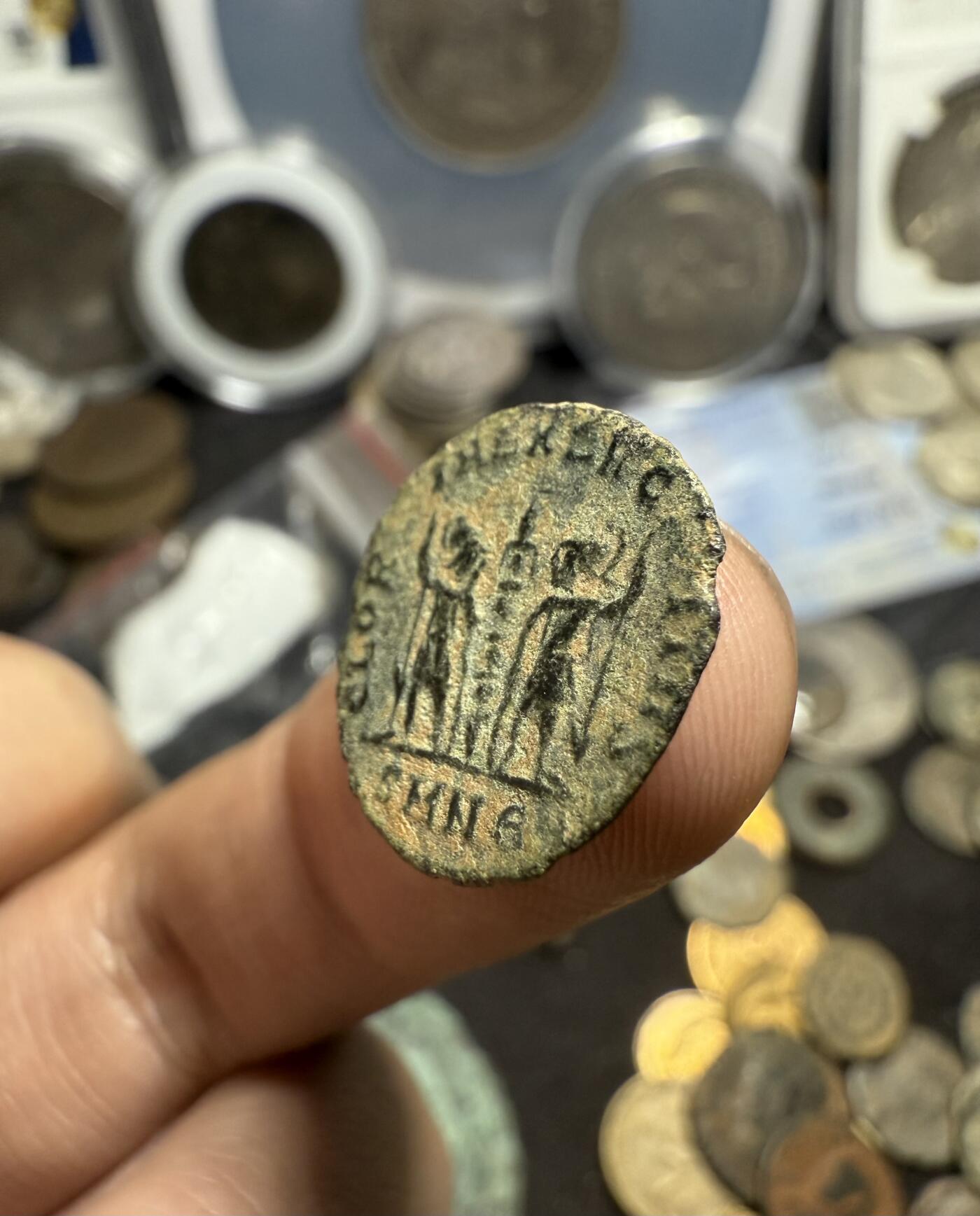 南宋泉阁俄币 外币 国币 专场第六期 古罗马 公元337-340年 君士坦丁二世小铜币 通货好品