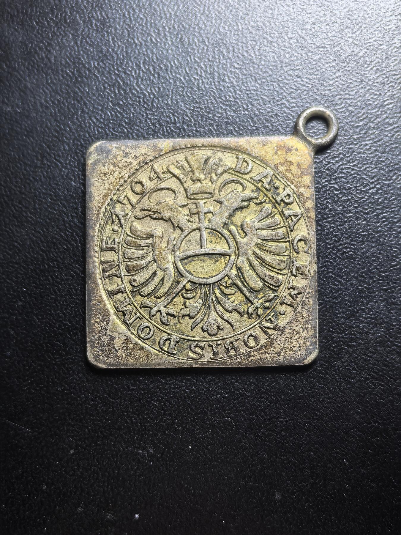 南宋泉阁俄币 外币 国币 专场第六期 私铸 1704年 1盾大银币老仿 仿制精美 有一定年份 老包浆