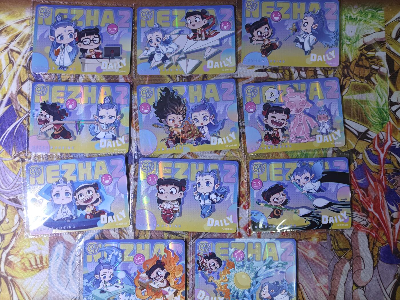 天玑星卡拍第七十六期《各种IP啥都有》持续收拍收评中 满赠三娘需备注 卡游 哪吒之魔童闹海 QDR 11张