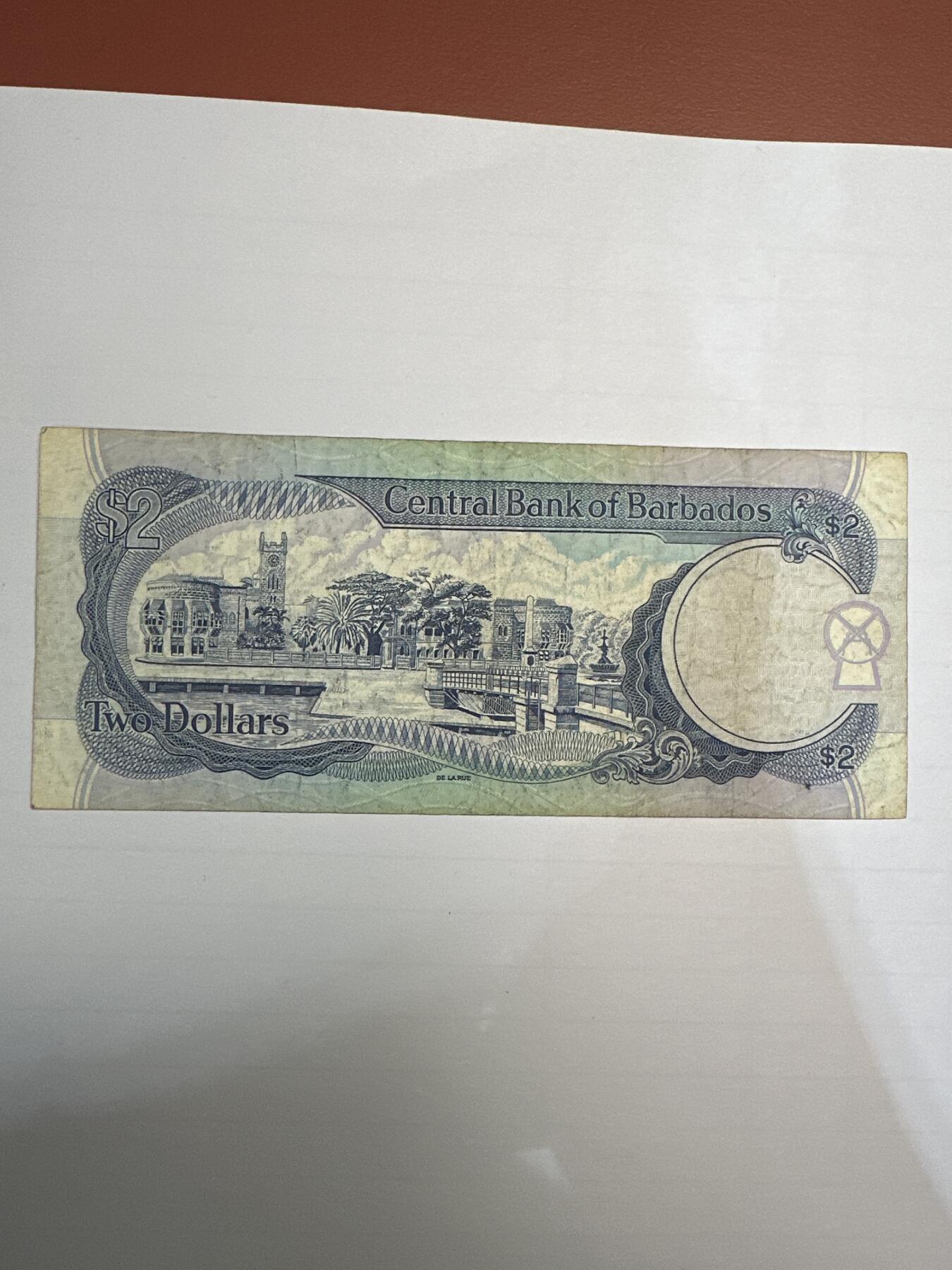 第二弹 纸币专场 巴巴多斯2美元