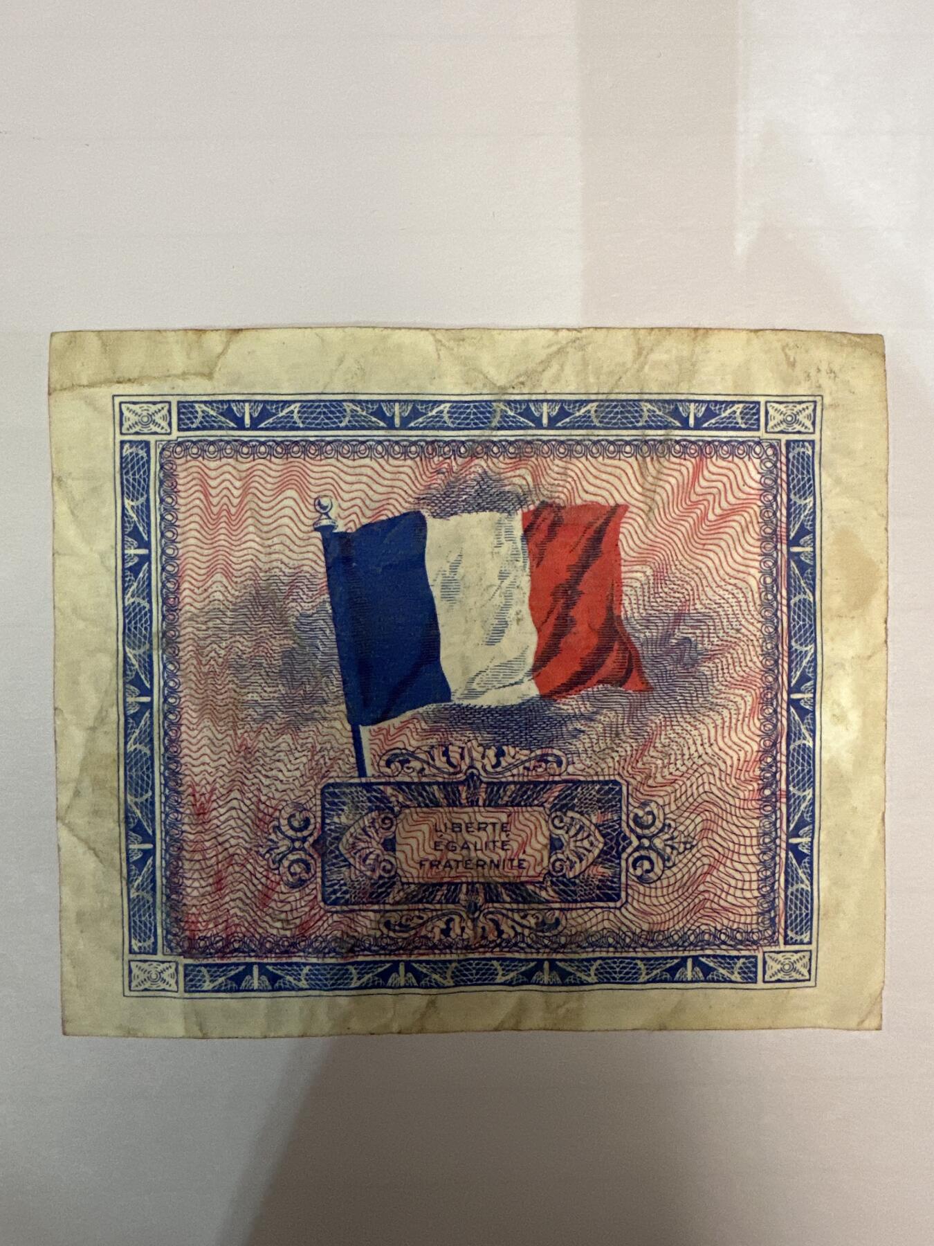 第二弹 纸币专场 1944年法国10法郎军票