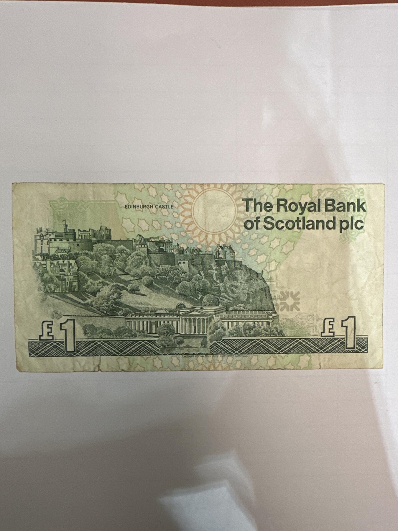 第二弹 纸币专场 1992年苏格兰1英镑