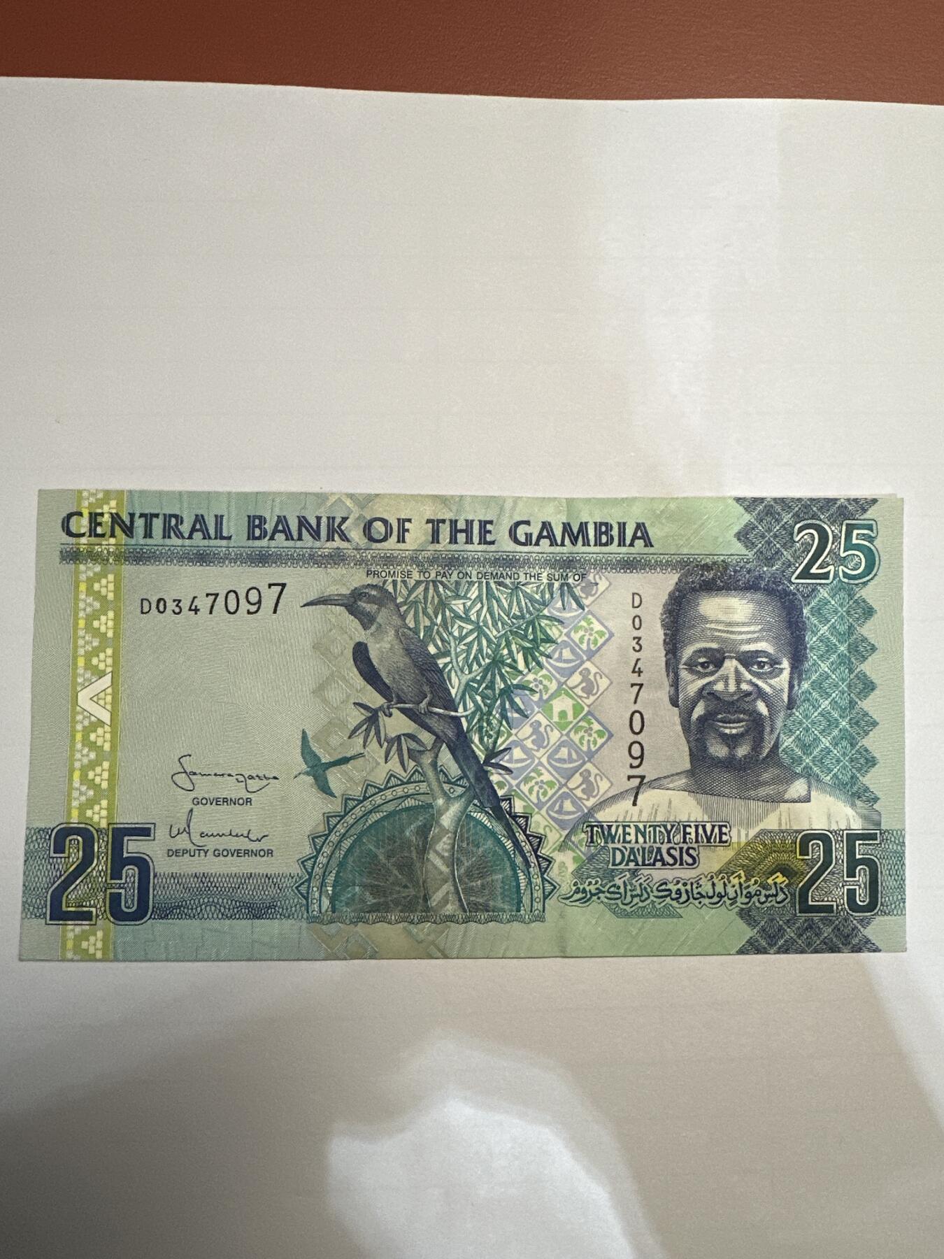 第二弹 纸币专场 2006年冈比亚24达拉西