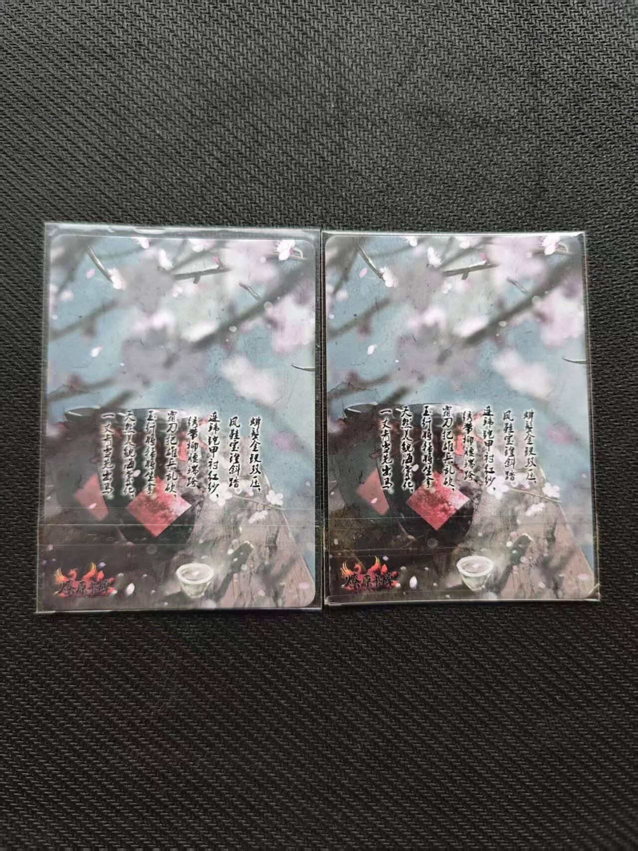 夜之极第七期 （3月8日周六晚11点截拍后参与群福利活动） 燎原卡牌 10号三娘近景＋远景一对