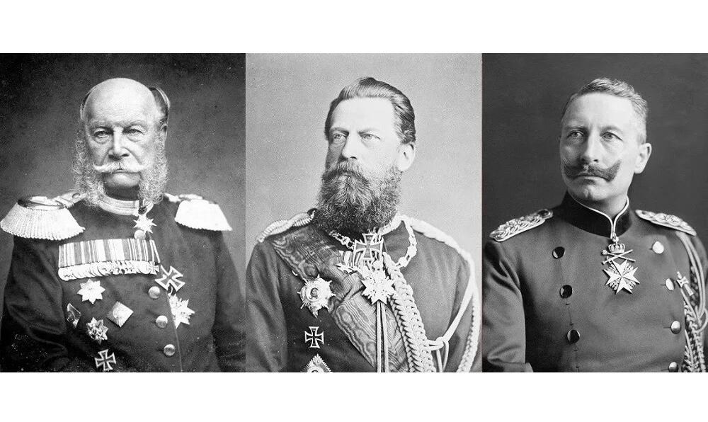 闻德 MS64 德国1888年三皇之年长翅鹰高浮雕精制铝章