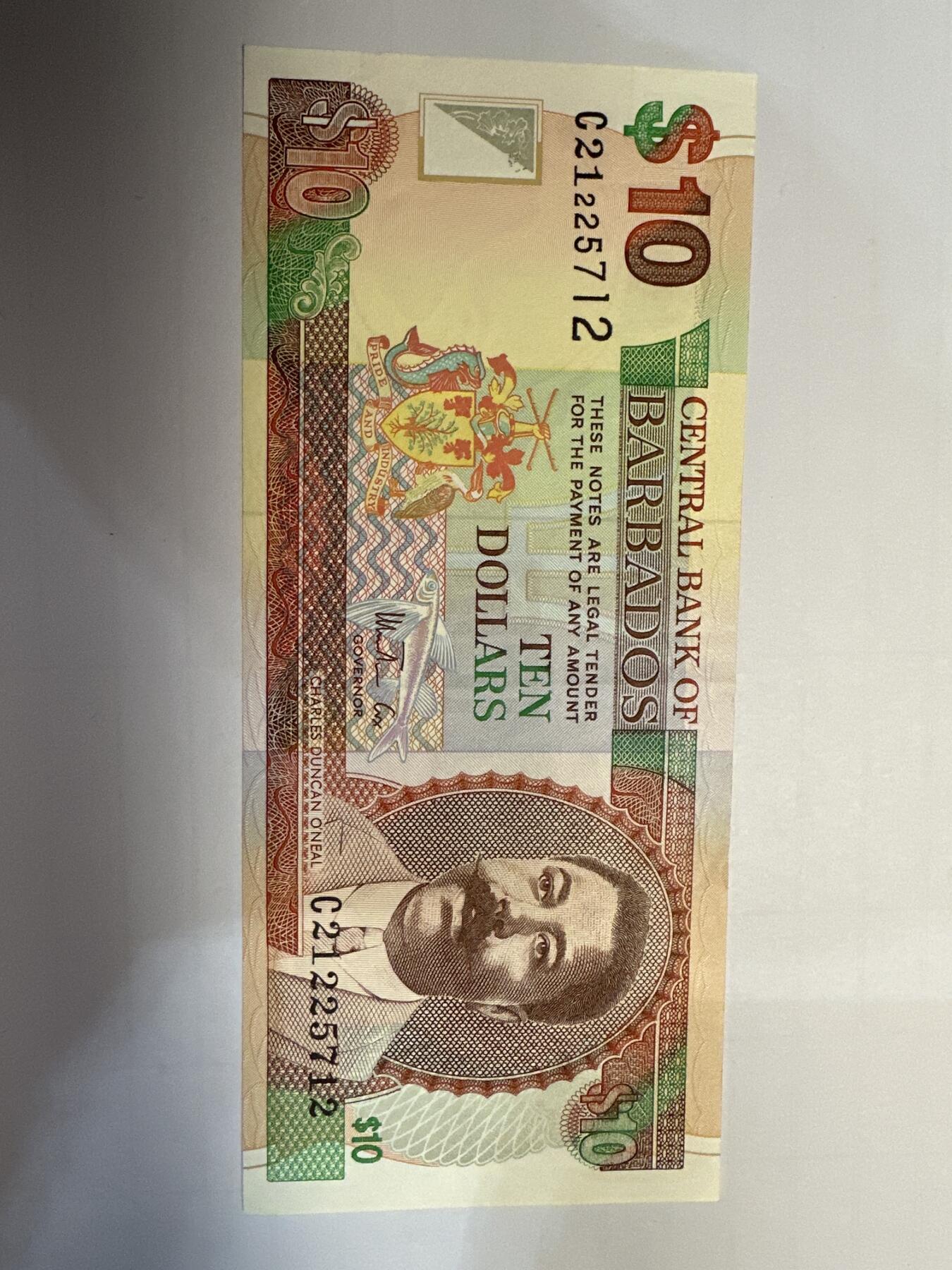 第二弹 纸币专场 巴巴多斯10美金