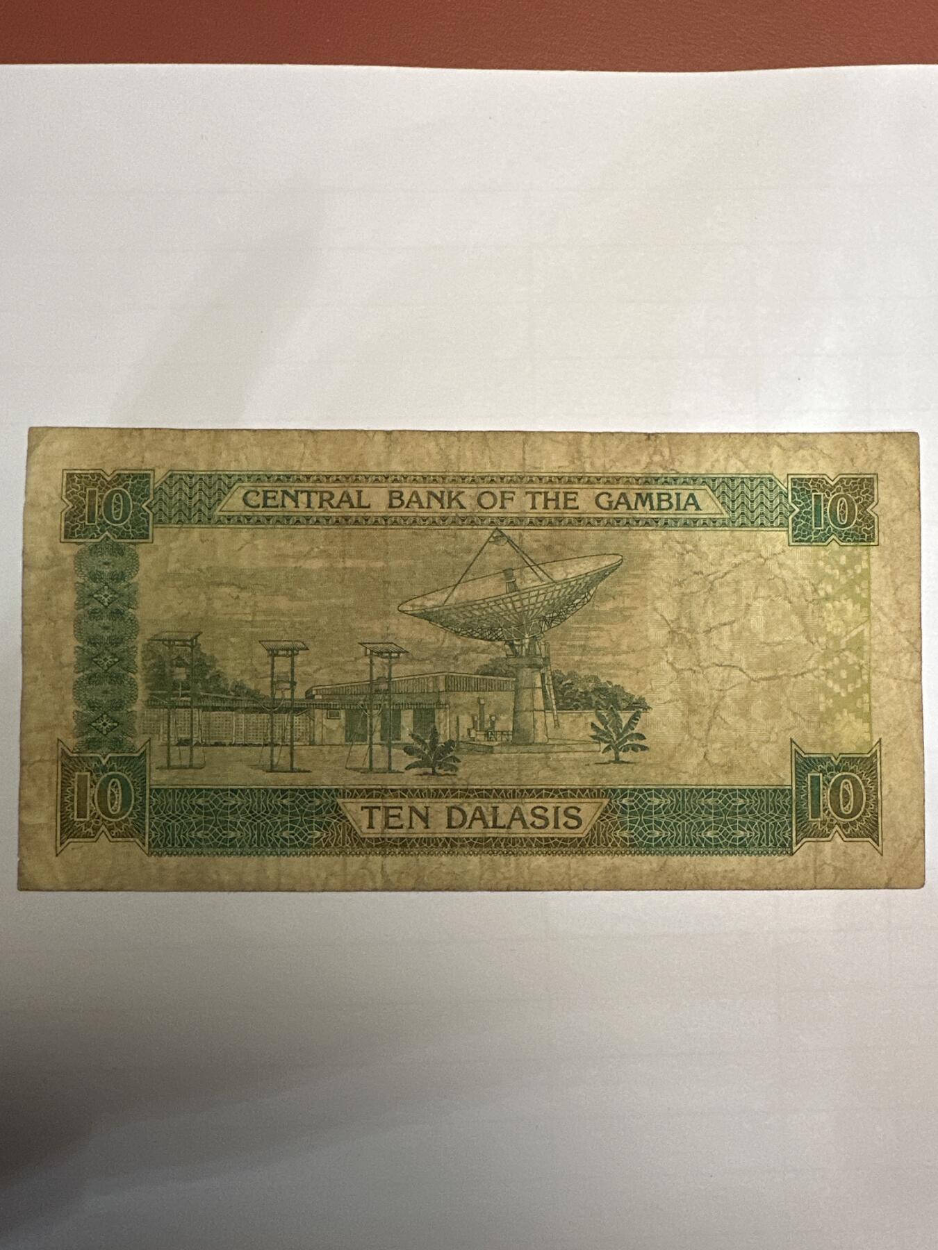 第二弹 纸币专场 冈比亚10达拉西
