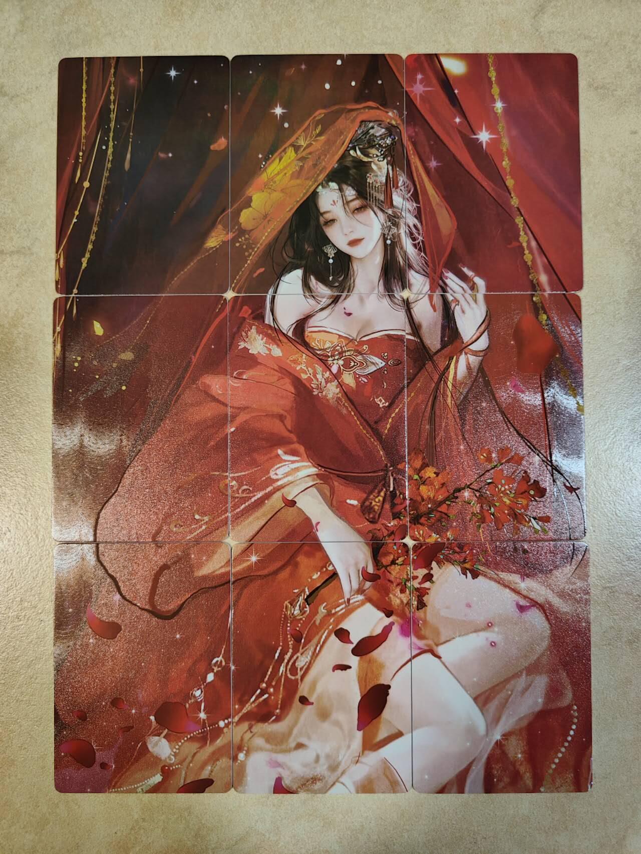 夜之极第七期 （3月8日周六晚11点截拍后参与群福利活动） 趣卡社水浒潘金莲 九拼一套