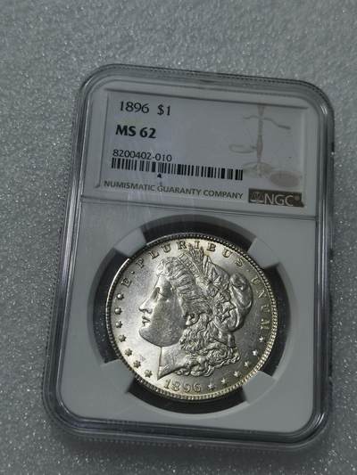 天下钱庄专场欢迎参拍 - NGC MS62 1896美国摩根一美元银币