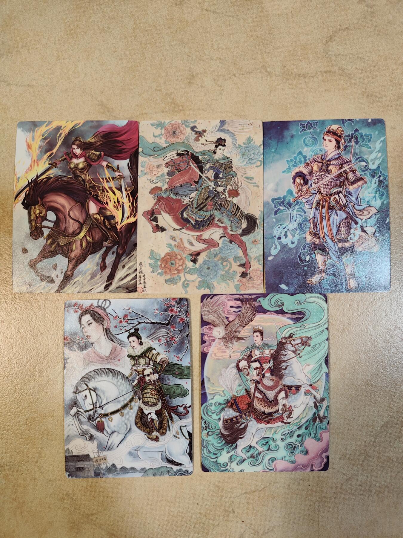 夜之极第七期 （3月8日周六晚11点截拍后参与群福利活动） 星宿文创 扈三娘普卡五张