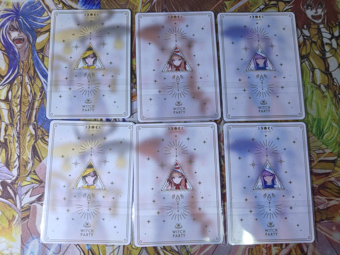 天玑星卡拍第七十六期《各种IP啥都有》持续收拍收评中 满赠三娘需备注 京珞卡牌 女巫 小套3张 双工艺 自制卡