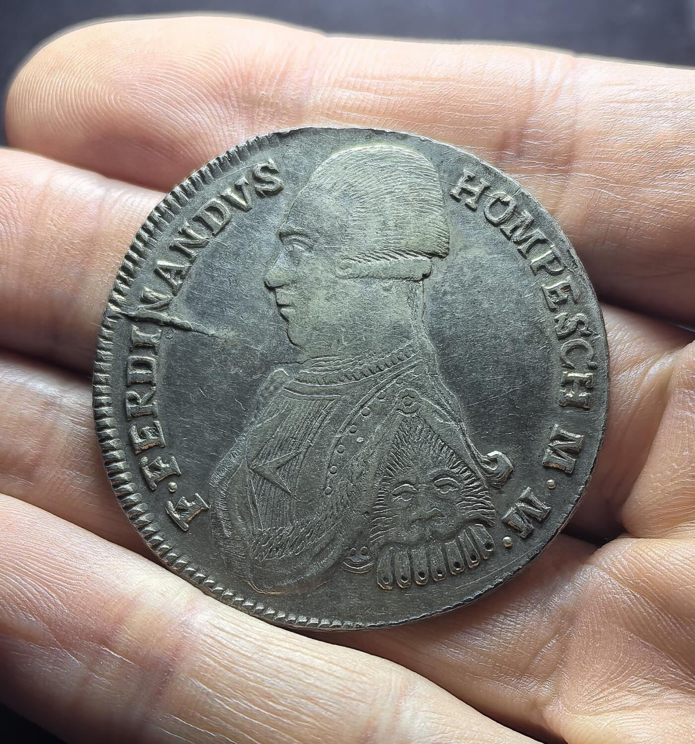 南宋泉阁俄币 外币 国币 专场第六期 马耳他骑士团 1798年 医院骑士团30T大银币 末代领主霍姆佩斯 存世稀少 少见品种 通货好品