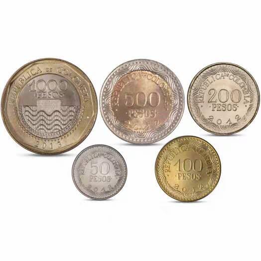 北京马甸外国币专卖第135期，外国币专场，陆续上拍，欢迎关注 非常漂亮的动物版全新哥伦比亚套币