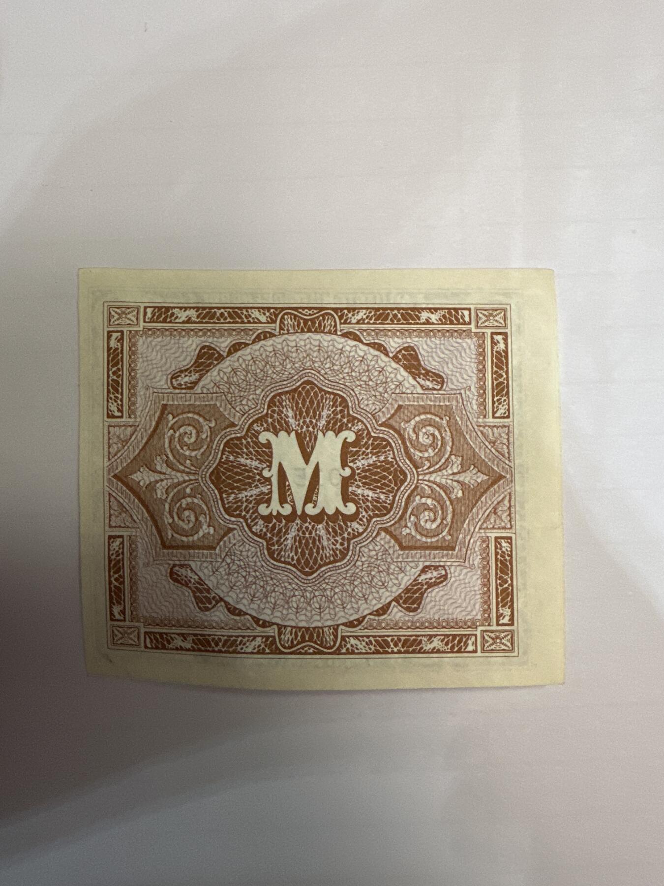 第二弹 纸币专场 1944年德国5马克军票