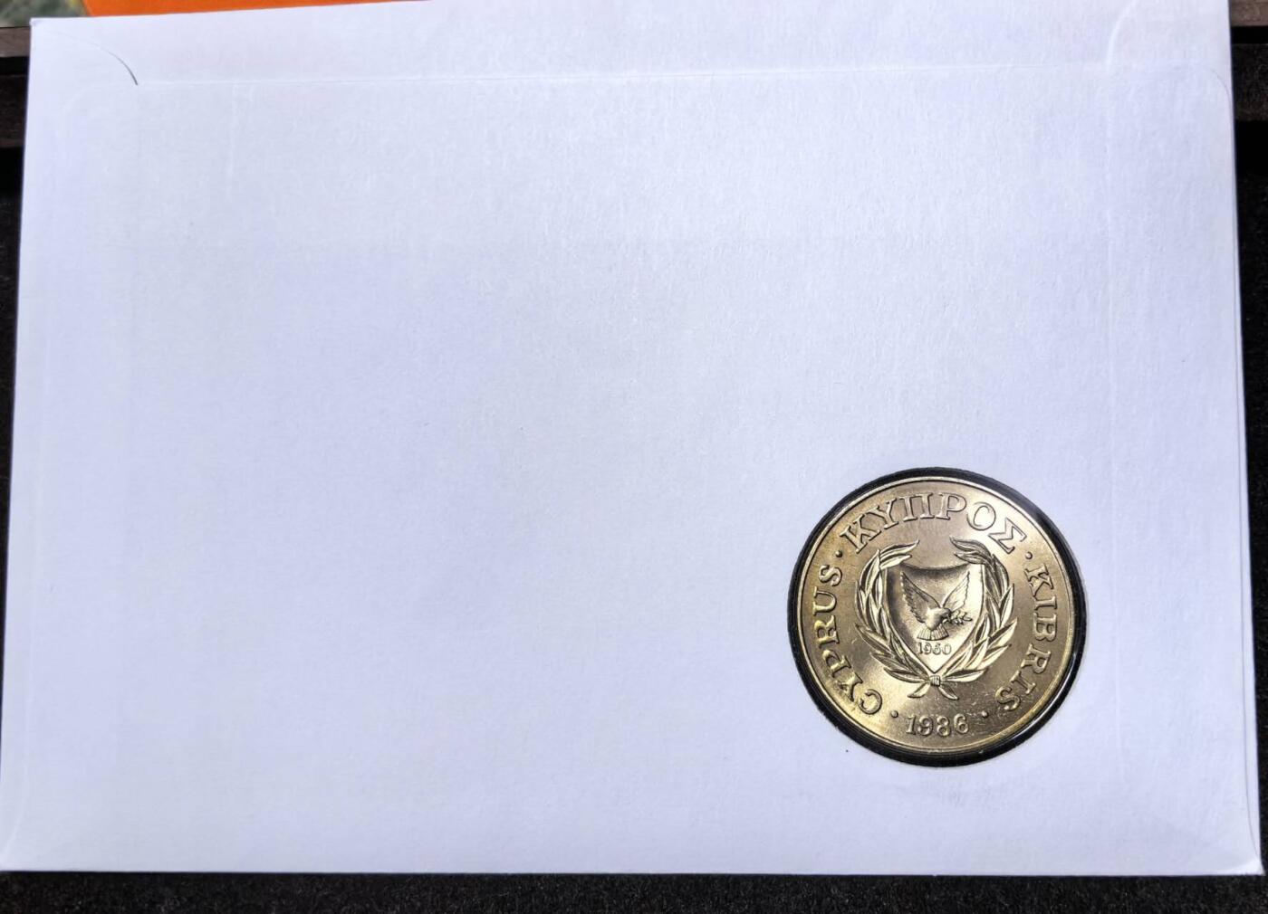 北京马甸外国币专卖第135期，外国币专场，陆续上拍，欢迎关注 塞浦路斯 1986年 WWF 高山盘羊 1镑纪念币 邮币封