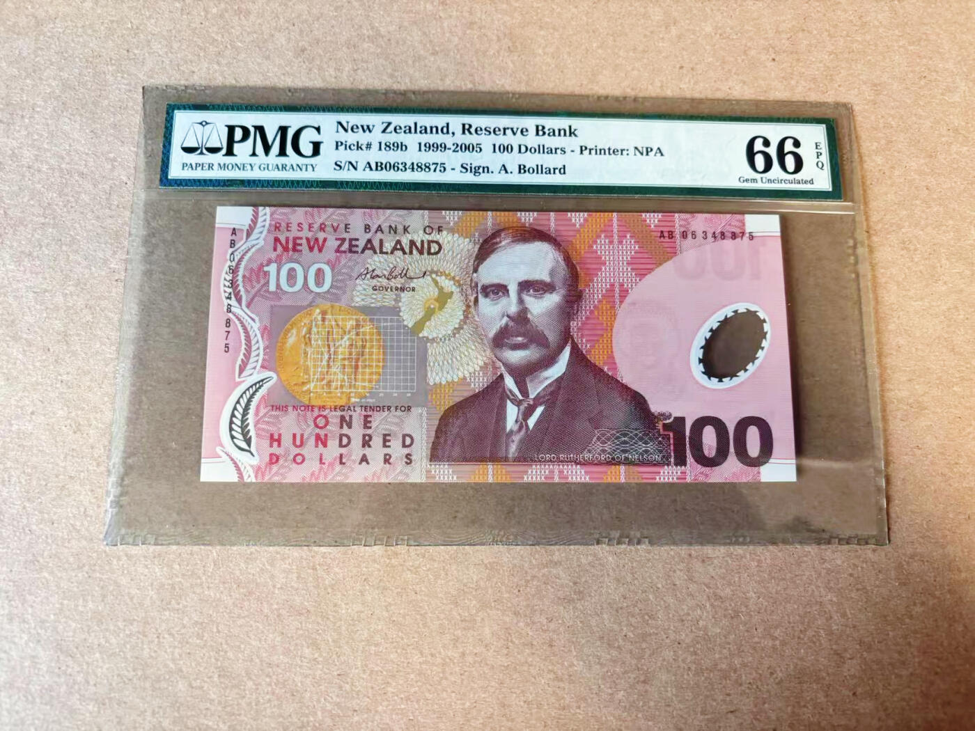 【Blue Auction】✨世界纸币精拍第629期【精】 新西兰 1999-2005年100元 PMG66EPQ 老壳