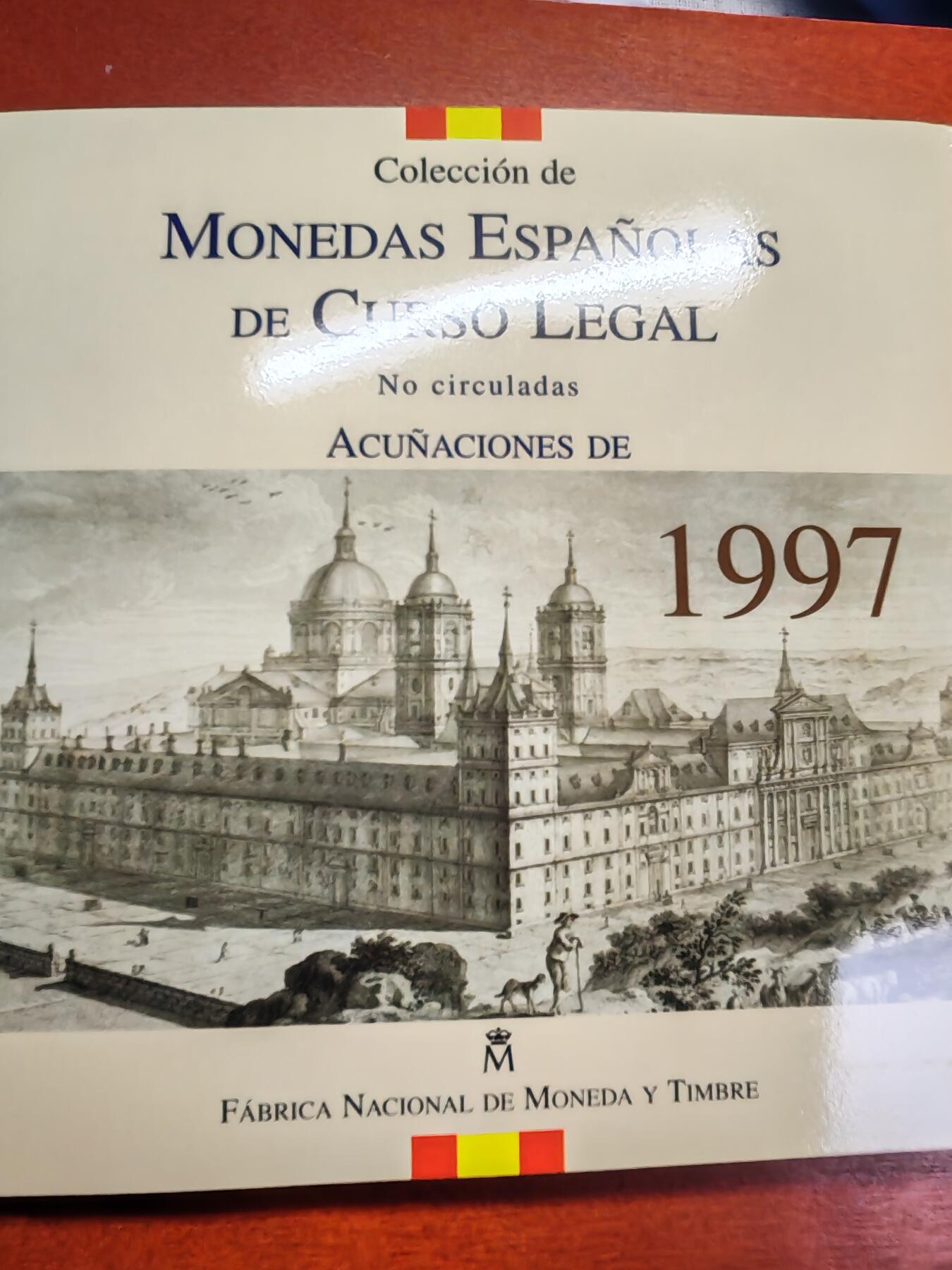 长老汇蛇年精选第七场拍卖 1997西班牙8枚套币卡装，克书30美金